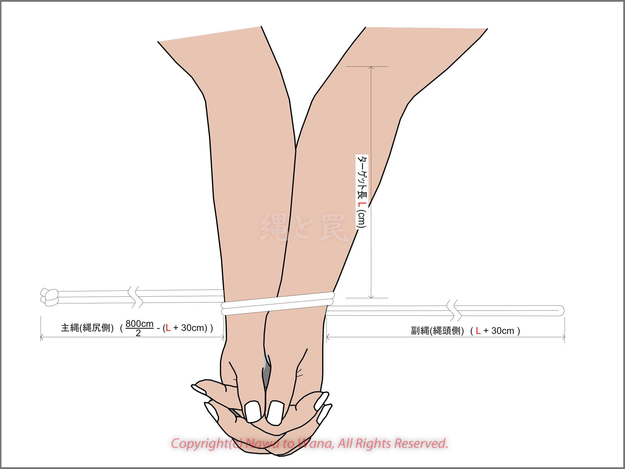 梯子縛り Step01