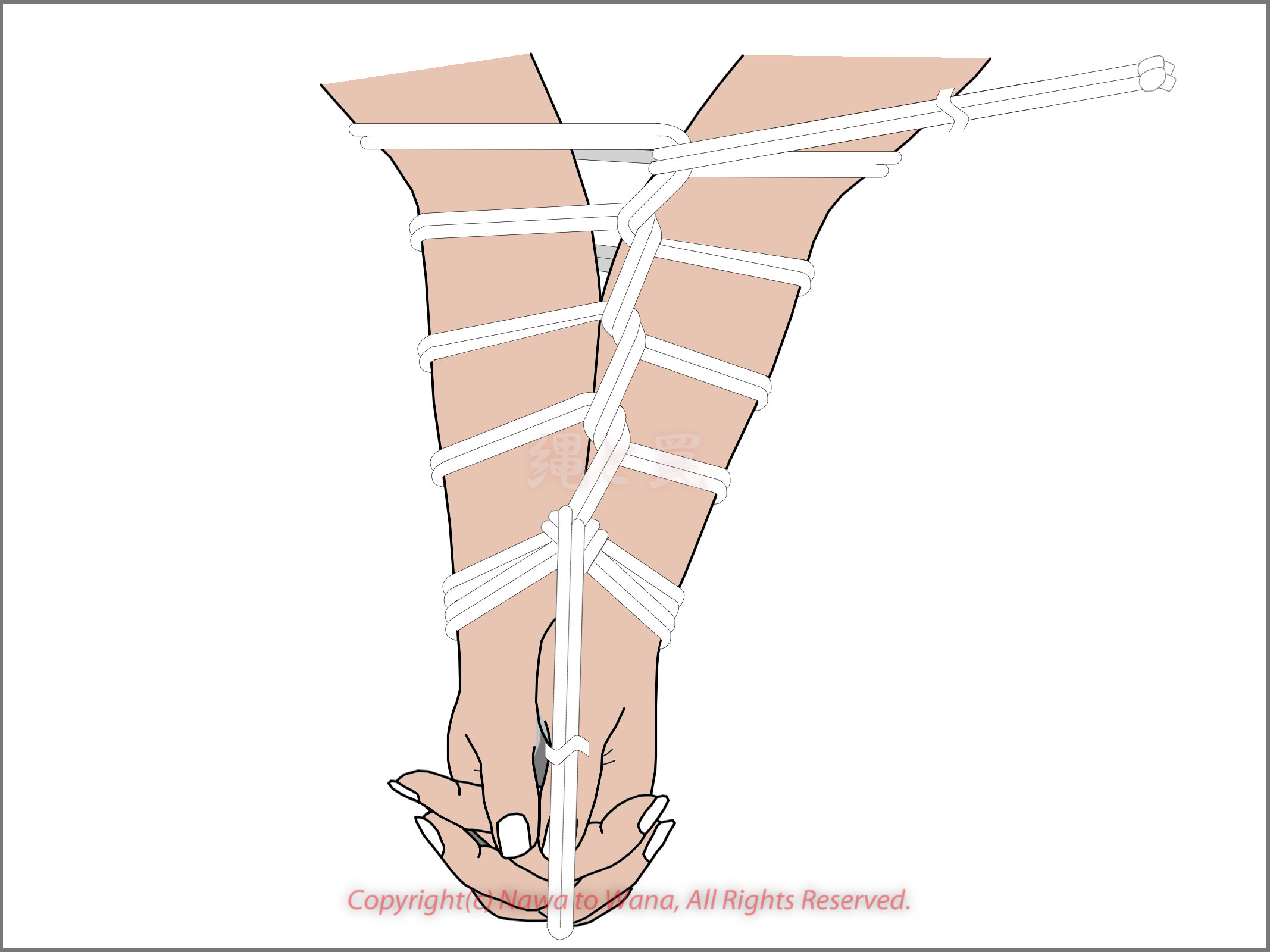 梯子縛り Step10