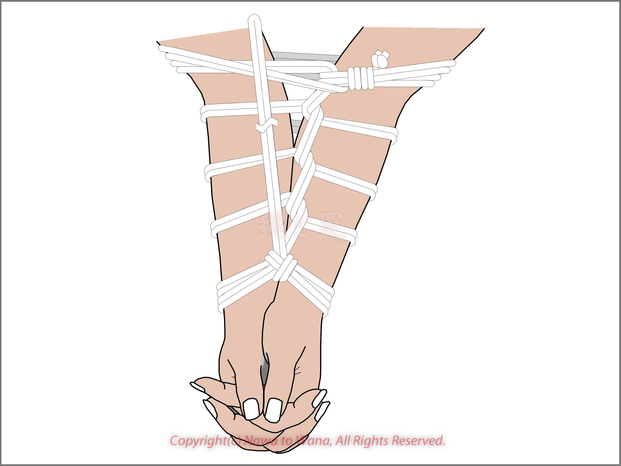 梯子縛り Step13
