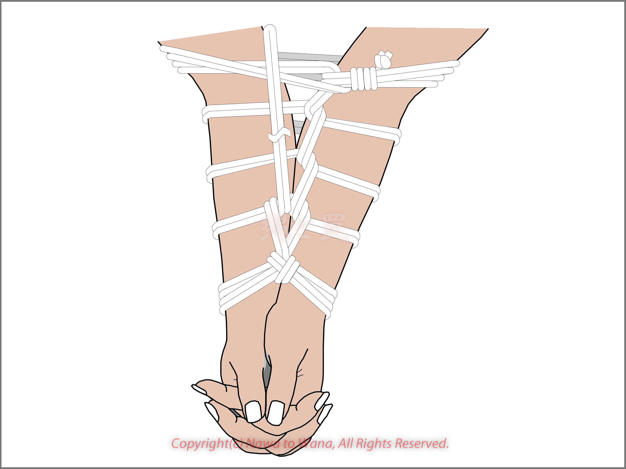 梯子縛り Step15