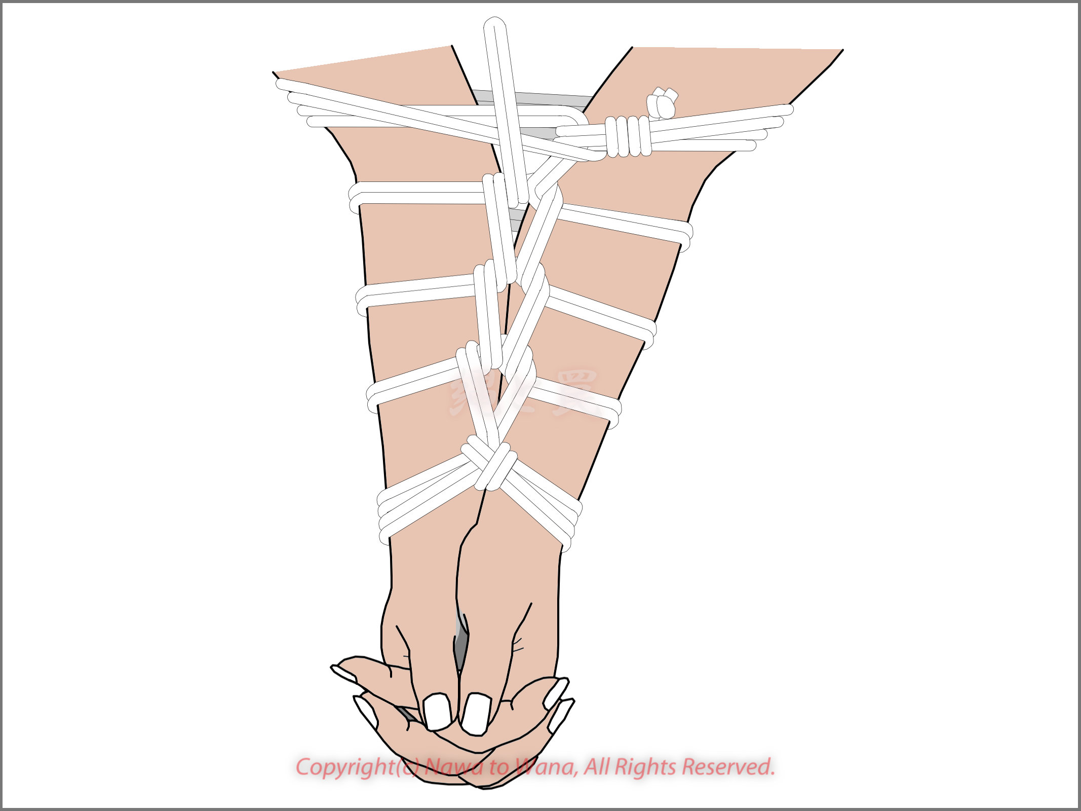 梯子縛り Step16